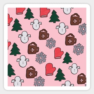 Element Christmas Day format pattern Magnet